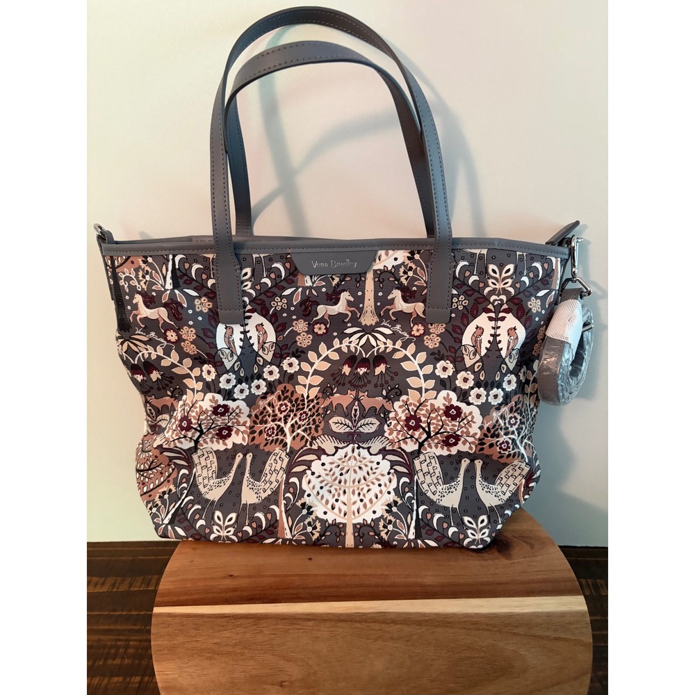 Vera Bradley Small Every Day Tote Bag Enchantment Neutral NWOT